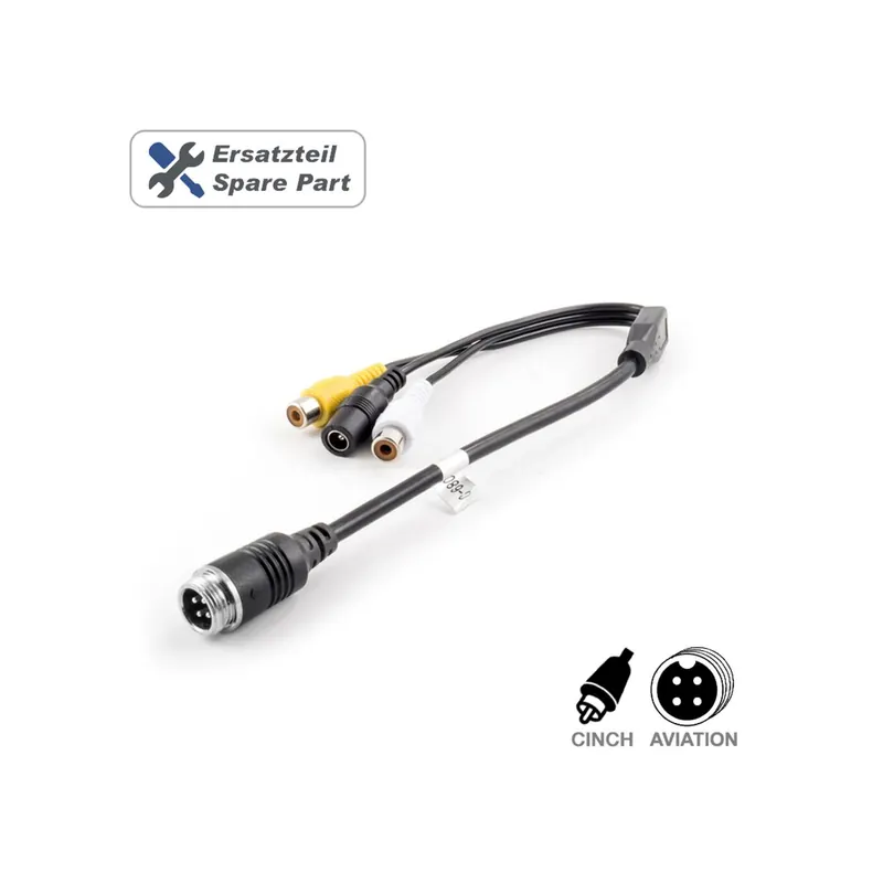 Adapterkabel 4-pol. AVIATION Stecker für Rückfahrkameras