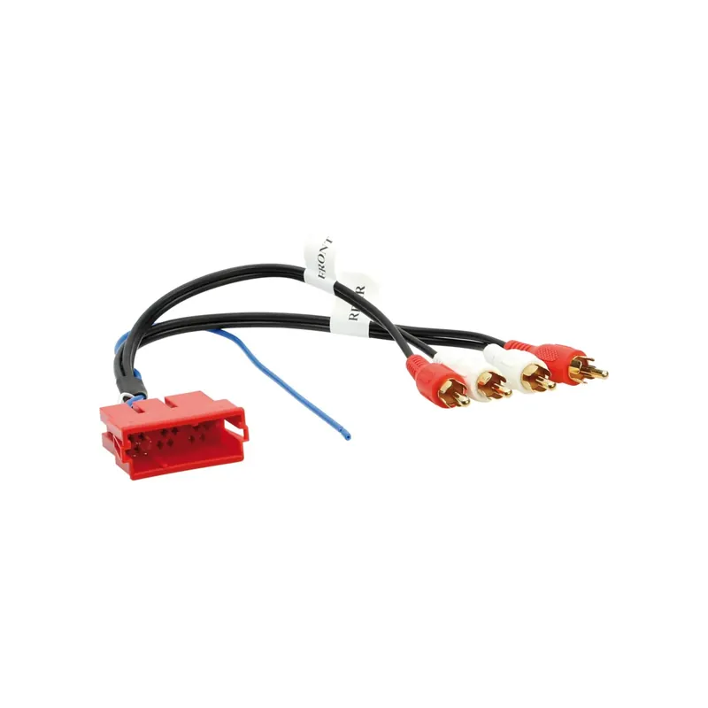 Aktivsystemadapter Audi 2/4 Kanal Mini ISO>Cinch