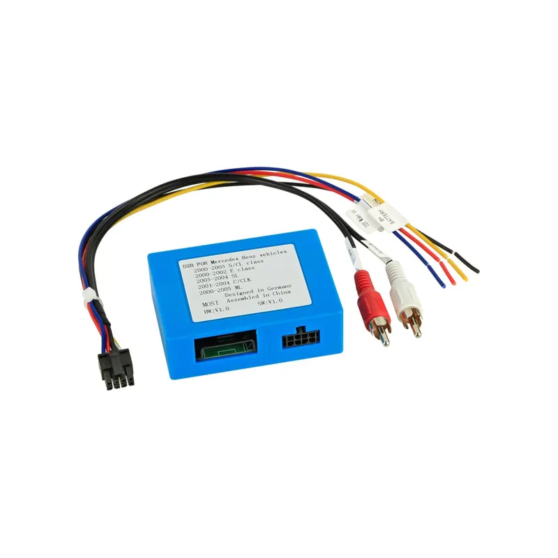 Aktivsystemadapter Mercedes D2B>Cinch