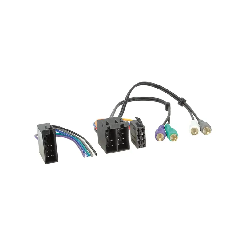 Aktivsystemadapter VW ISO/10Pin ISO>Cinch/Kabel