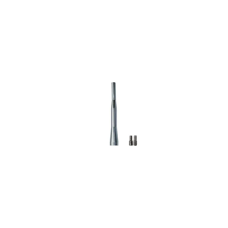 Alu-Ersatzantennenstab silber Mini Typ3 Gewinde M5/M6"Restposten