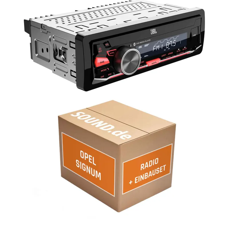 Autoradio Einbaupaket JBL Celebrity passend für Opel Signum 2003-09/2005 | Bluetooth DAB+ USB