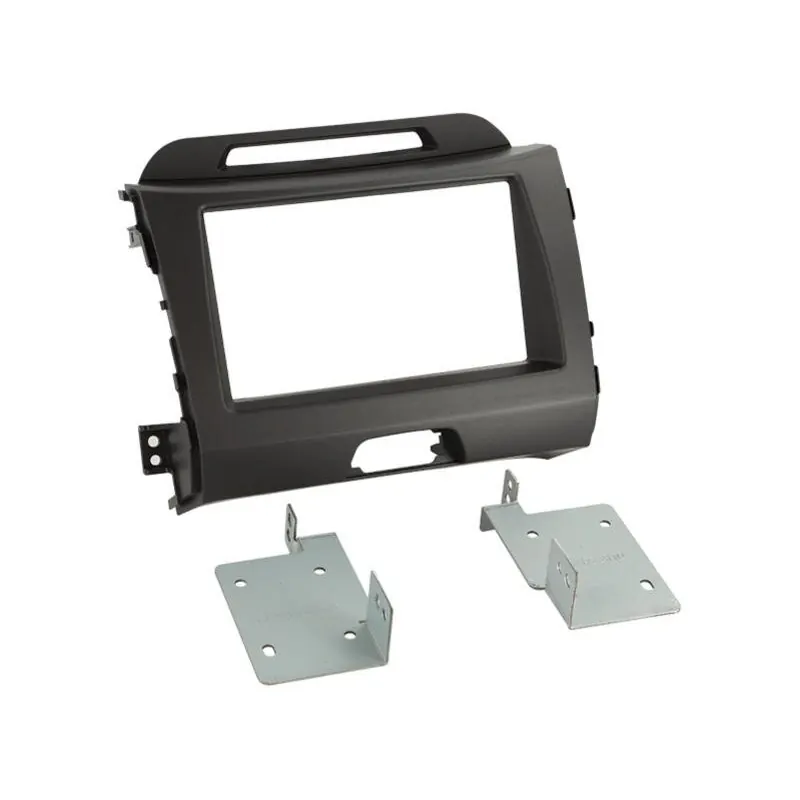 B-Ware 2-DIN Radioblende Kia Sportage 3 (SL) 2010 -> 2015 | schwarz