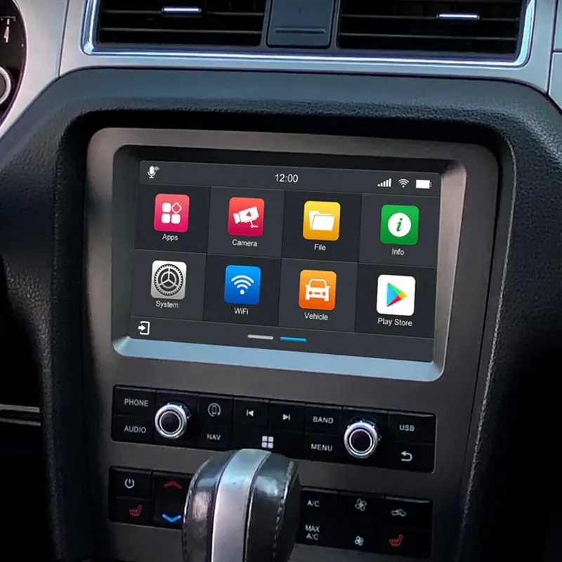 B-Ware Dynavin D8-MST2015H Plus | Android Navigationssystem für Ford Mustang VI mit 10,1-Zoll Touchscreen, inklusive eingebautem DAB, Apple CarPlay und Android Auto Unterstützung