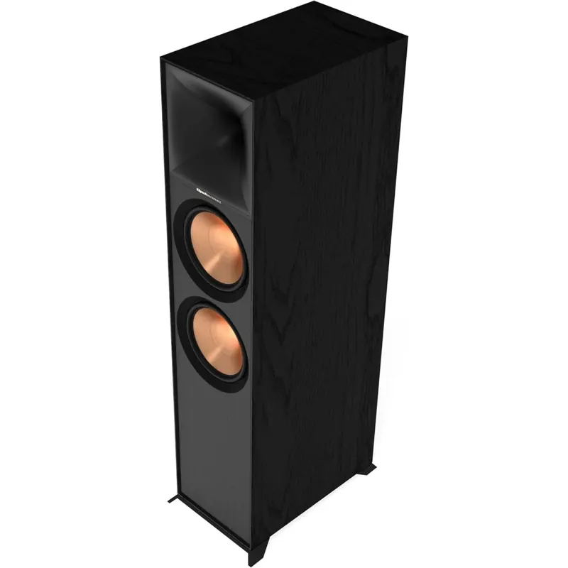 B-Ware Klipsch R-800F | Standlautsprecher für Frontstereo Heimkino, schwarz