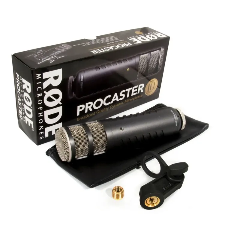 B-Ware RØDE Procaster Dynamisches Sprechermikrofon für Podcasting, Streaming, Gaming und Sprachaufnahmen