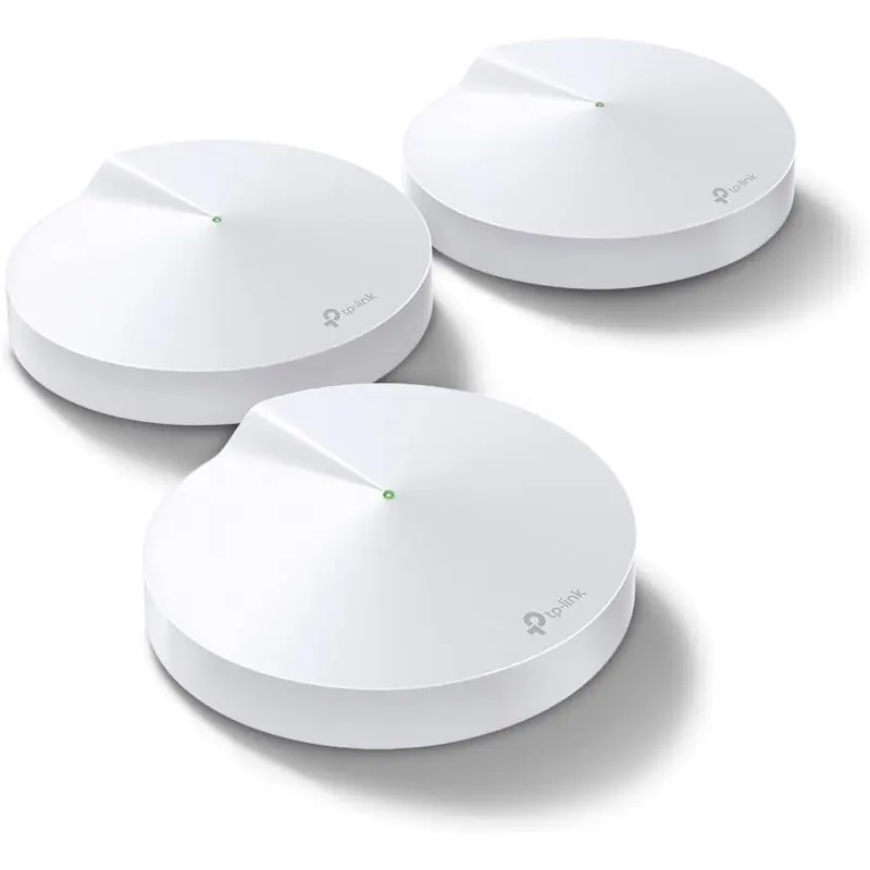 B-Ware TP-LINK DECO M5 Wi-Fi-Range-Extender GigE Bluetooth 4.2 802.11a/b/g/n/ac Dualband Packung mit 3