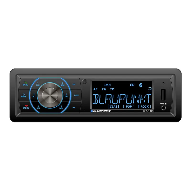 BLAUPUNKT BPA 1120 | 1-DIN Autoradio | RDS Tuner, Bluetooth, USB, AUX
