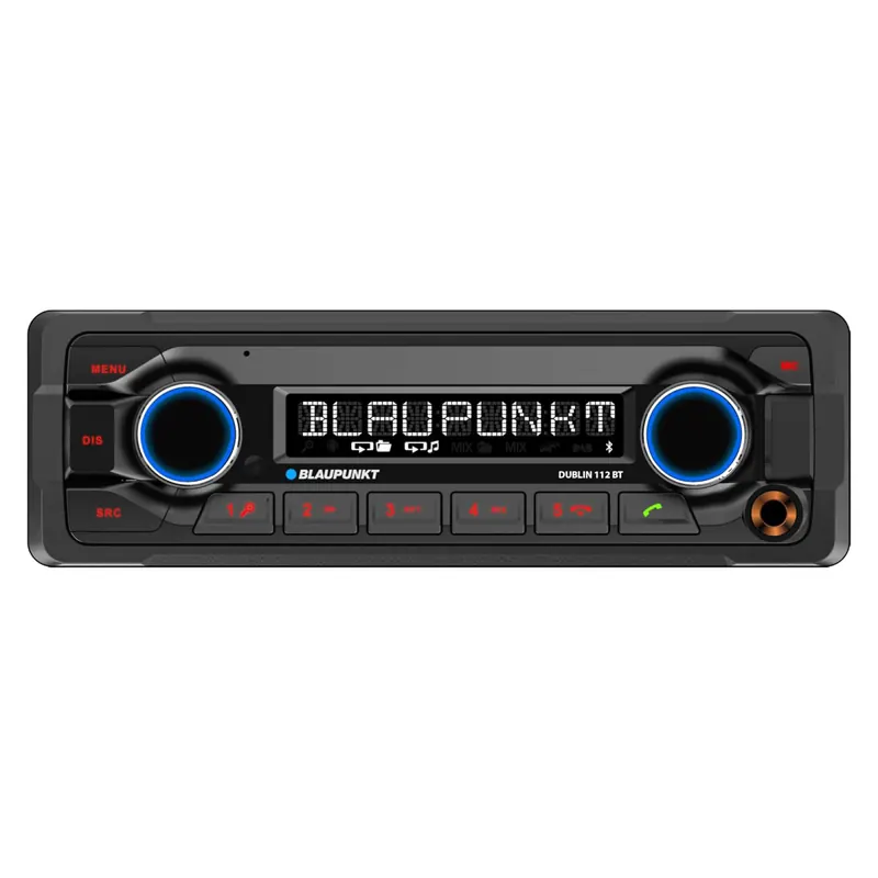 Blaupunkt Dublin 112 BT | 1-DIN Autoradio | 12V | Bluetooth | 2 x USB