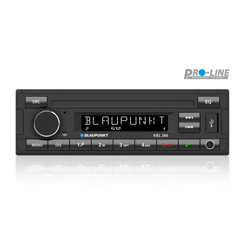 BLAUPUNKT Kiel 260 | 1-DIN Autoradio | RDS Tuner, DAB+, Bluetooth, USB, AUX