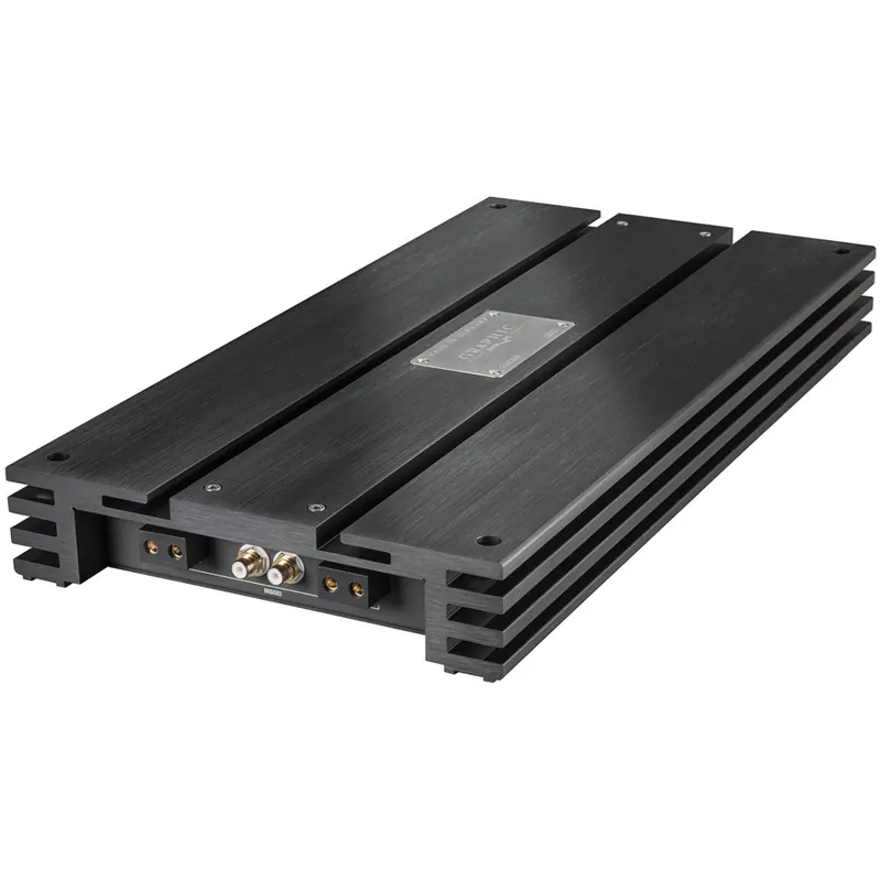BRAX GX2000 | High-End 2-Kanal Verstärker - Farbe schwarz, Kühlkörper kurz
