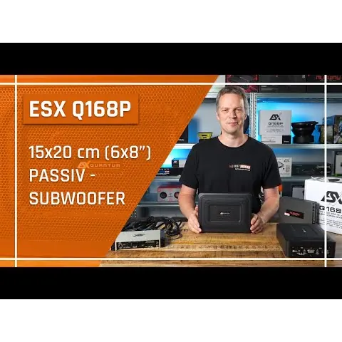 ESX Q168P | 15 x 20 cm (6 x 8”) Subwoofer-System