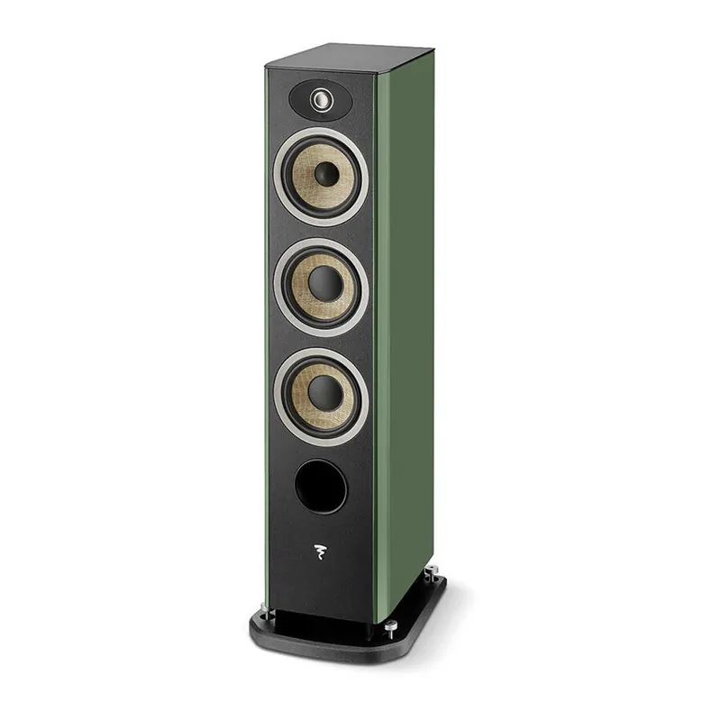 FOCAL ARIA EVO X N°2 | Bassreflex-3-Wege-Standlautsprecher - Moosgrün Hochglanz