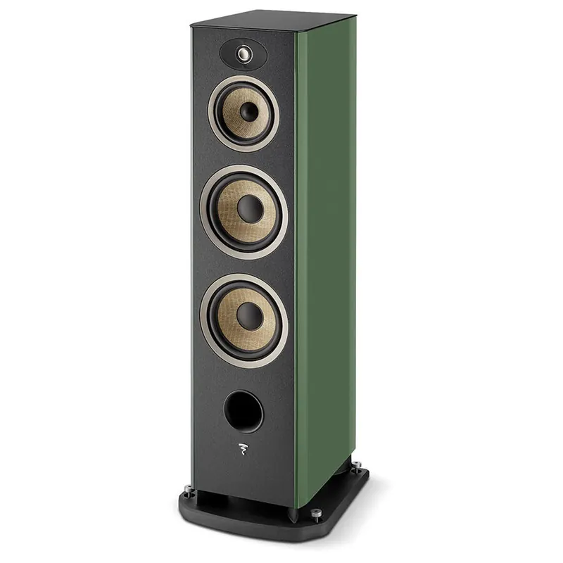 FOCAL ARIA EVO X N°4 | Bassreflex-3-Wege-Standlautsprecher - Moosgrün Hochglanz