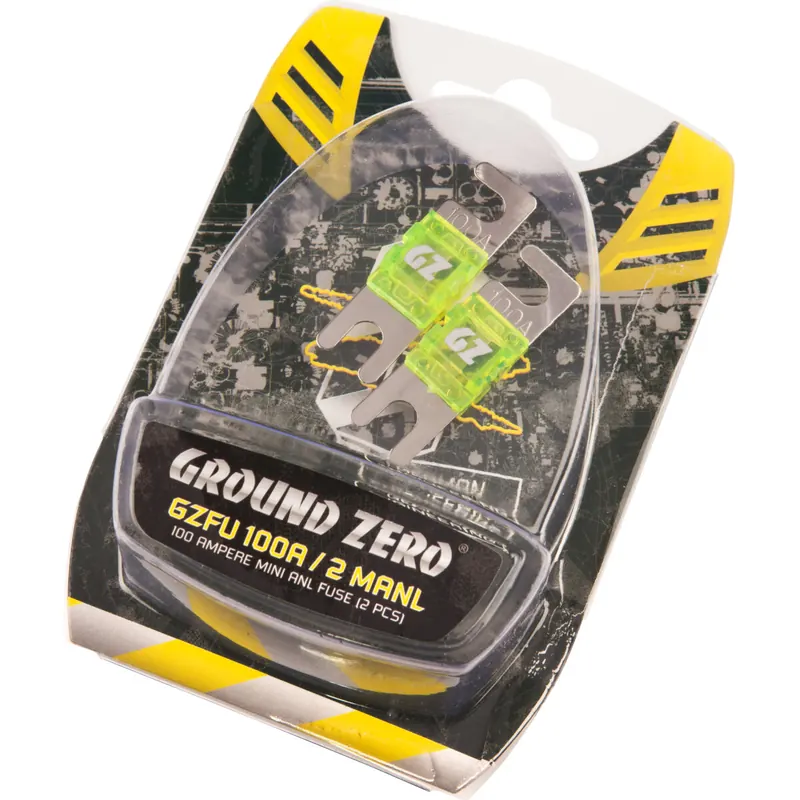 Ground Zero GZFU 100A/2 MANL | Hochwertige Mini-ANL Schmelzsicherung nach DIN-Norm