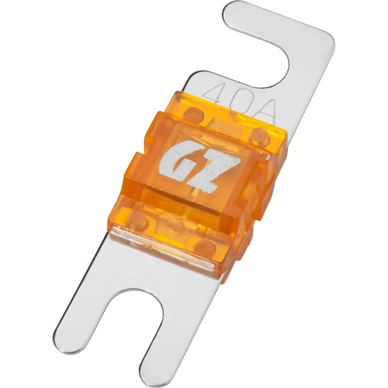 Ground Zero GZFU 40A/10 MANL (10er) | Hochwertige Mini-ANL Schmelzsicherung nach DIN-Norm