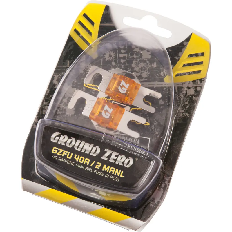 Ground Zero GZFU 40A/2 MANL | Hochwertige Mini-ANL Schmelzsicherung nach DIN-Norm