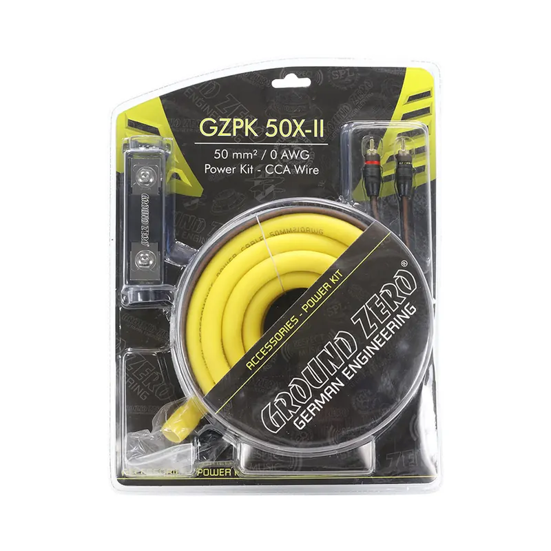 Ground Zero GZPK 50X-II | Hochwertiges 50 mm² CCA Kabelset