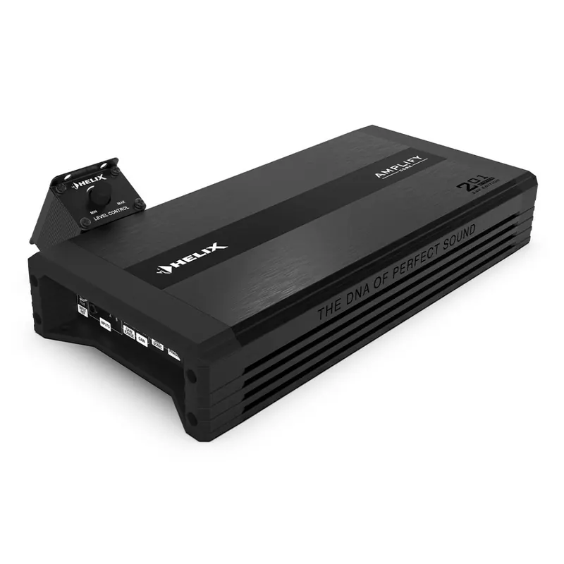 HELIX AMPLIFY 201 X-OVER - 24V Edition | sehr kompakter 1-Kanal Subwoofer Verstärker