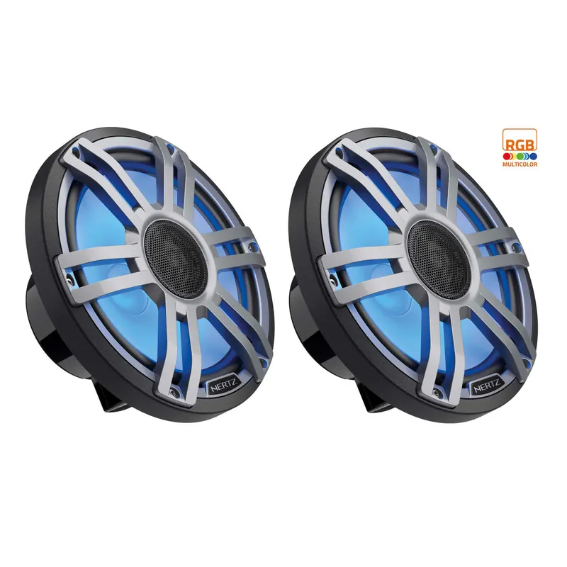 HERTZ HMX 8 S-LD-G | 20 cm 8" Marine LED Koaxiallautsprecher