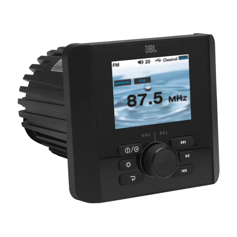 JBL JAM5000N HEADUNIT | 2,8-Zoll-Marine-Audio-Hauptgerät mit TFT-Farbdisplay