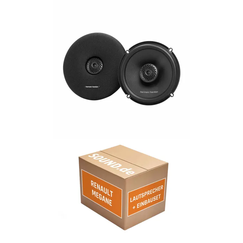 Lautsprecher Boxen Einbaupaket Front Harman/Kardon FIT6 passend für Renault Mégane + CC/Cabrio |