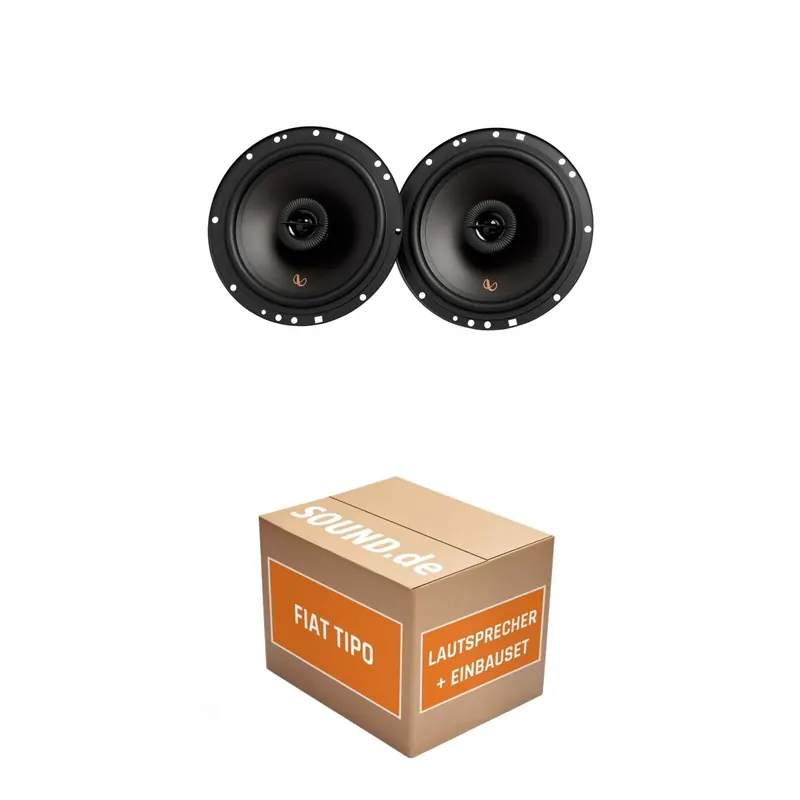 Lautsprecher Boxen Einbaupaket Front Infinity Alpha 603F passend für Fiat Tipo Typ 365 | 480Watt
