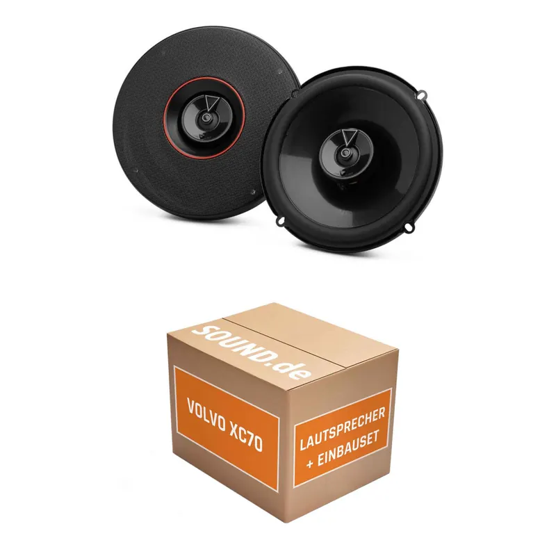 Lautsprecher Boxen Einbaupaket Front JBL Club3 64 passend für Volvo XC70 P2 | 180W MAX hoher Wirkungsgrad