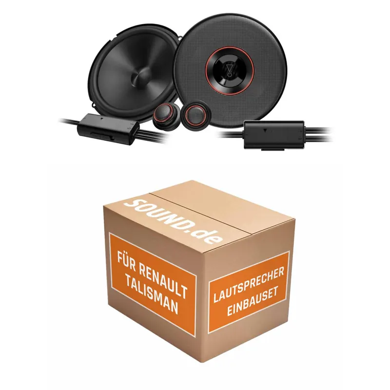 Lautsprecher Boxen Einbaupaket Front JBL Club3 64C passend für Renault Talisman | 2x Tief-Mitteltöner 2x Hochtöner