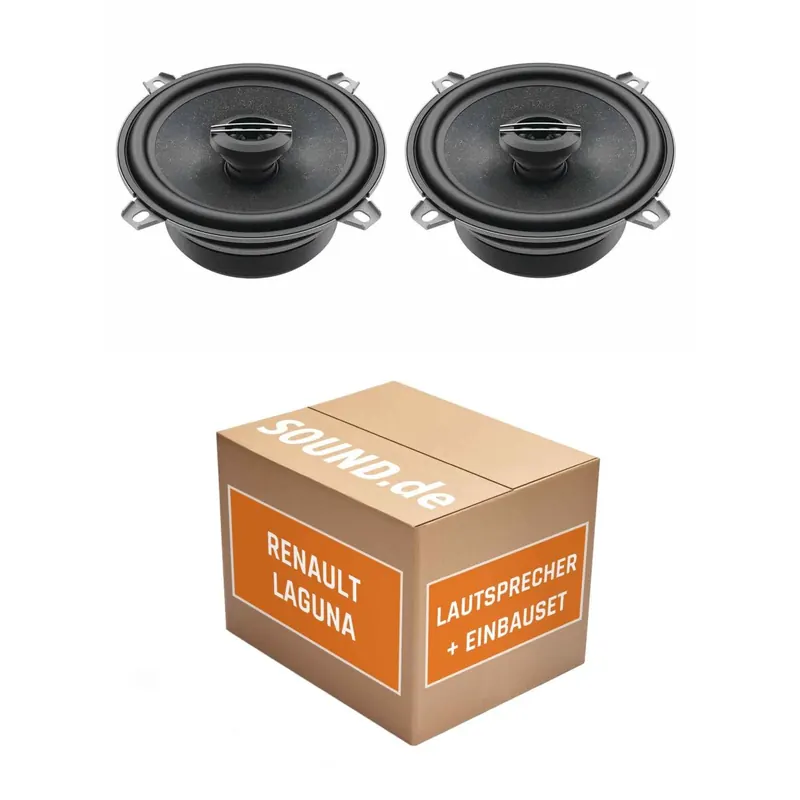 Lautsprecher Boxen Einbaupaket hinten Hertz CX 130 passend für Renault Laguna II | 2x Tief-Mitteltöner mit integriertem Hochtöner 150W MAX