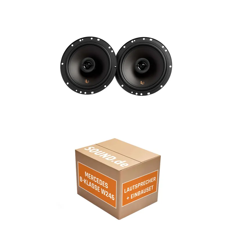 Lautsprecher Boxen Einbaupaket hinten Infinity Alpha 603F passend für Mercedes B-Klasse W 242 / W 246 | 480Watt
