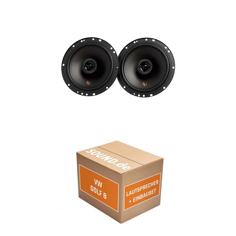 Lautsprecher Boxen Einbaupaket hinten Infinity Alpha 603F passend für VW Golf VIII | 480Watt