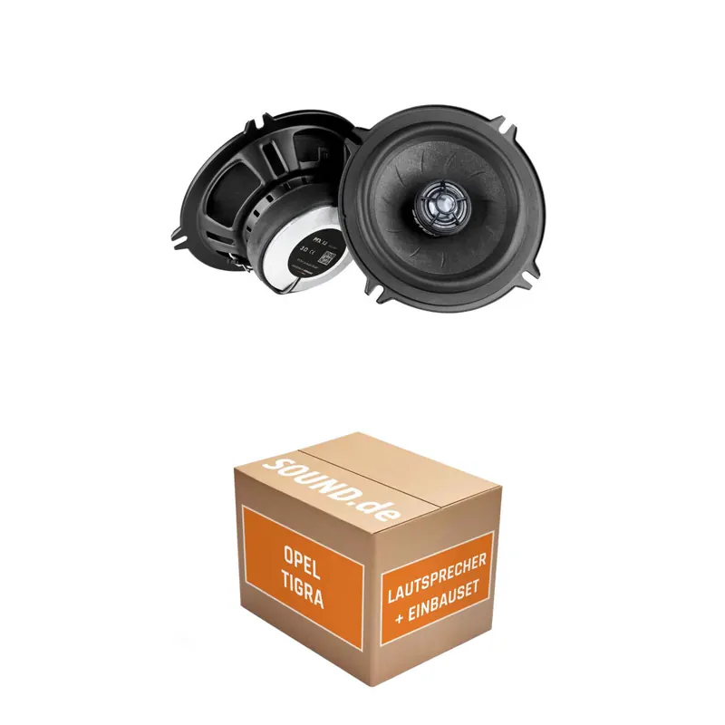 Lautsprecher Boxen Einbaupaket Seitliche Heckablage Eton PFX13 passend für Opel Tigra | 2x Tief-Mitteltöner mit integriertem Hochtöner 90W MAX