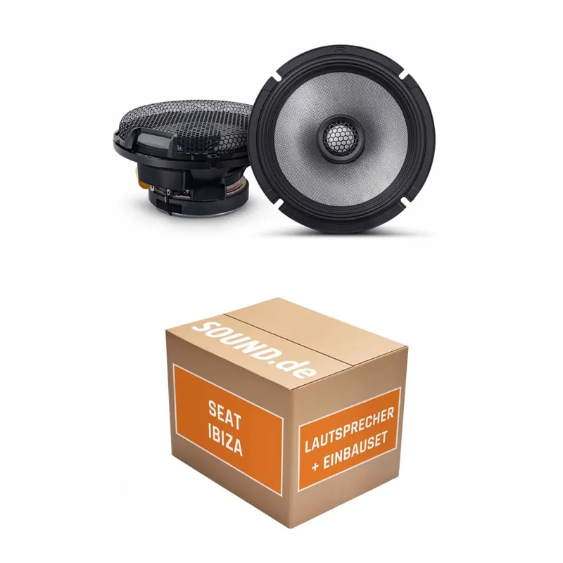 Lautsprecher Boxen Einbaupaket vorne Alpine R2-S65 passend für Seat Ibiza IV 6P | Set für zwei Türen 100W MAX