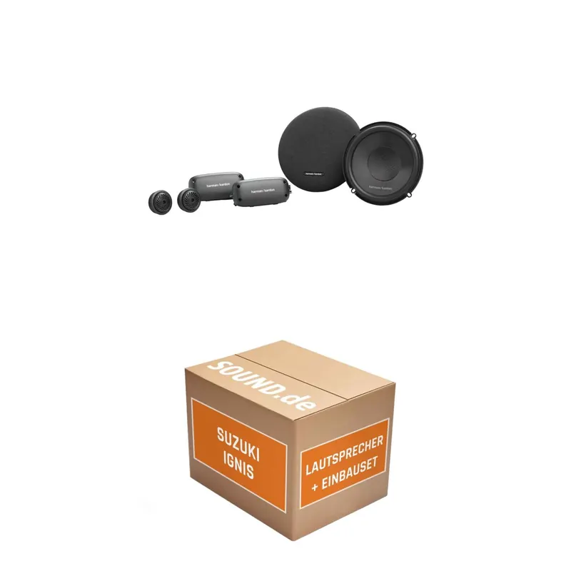 Lautsprecher Boxen Einbaupaket vorne Harman/Kardon FIT6C passend für Suzuki Ignis 3. G | 400Watt