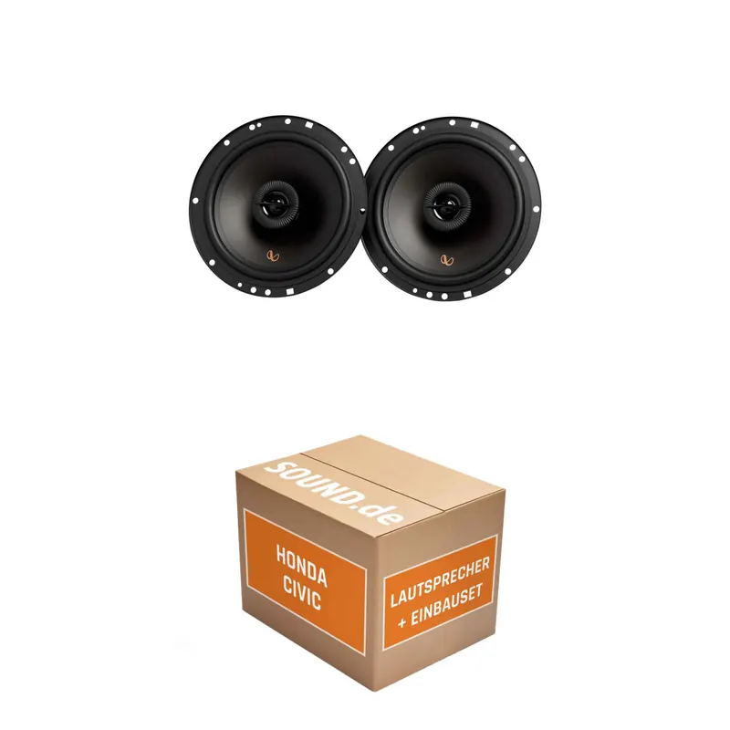 Lautsprecher Boxen Einbaupaket vorne Infinity Alpha passend für Honda Civic 9. Generation (2011–2017) | 480Watt