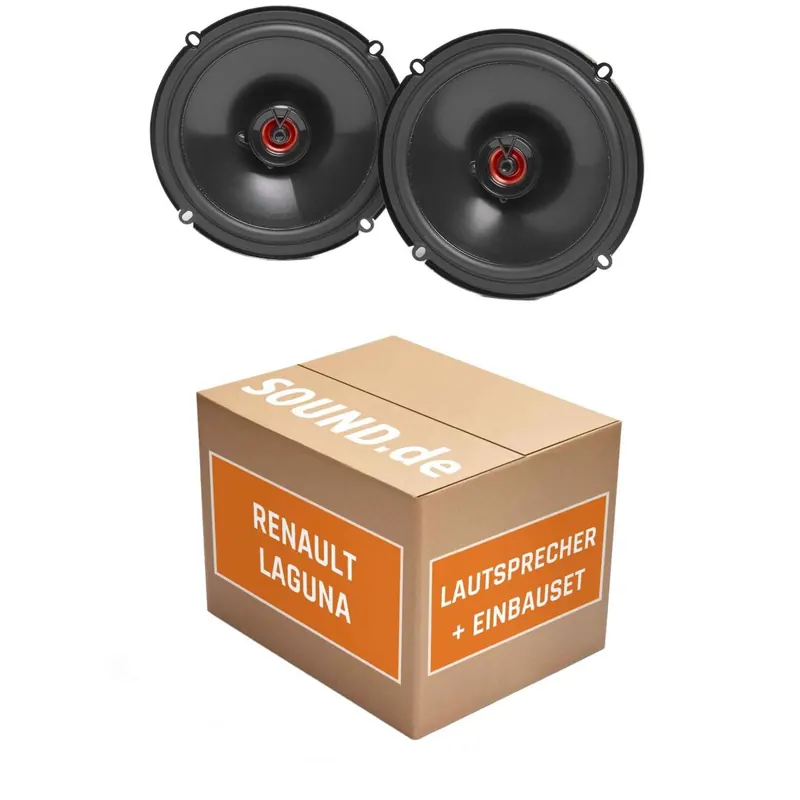 Lautsprecher Boxen Einbaupaket vorne JBL Club 620F passend für Renault Laguna I | 2x Tief-Mitteltöner mit integriertem Hochtöner 165W MAX