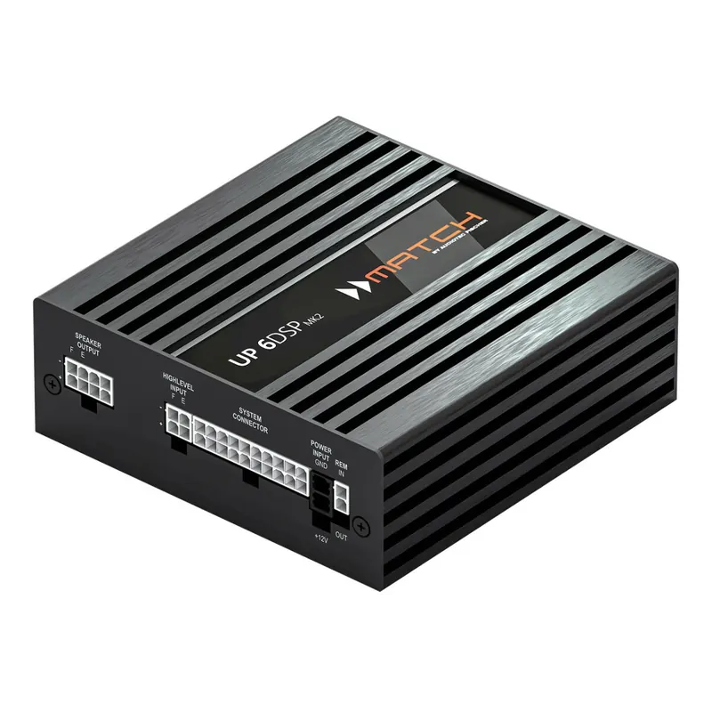 MATCH UP 6DSP MK2 | 6-Kanal Class GD Upgrade-Verstärker mit integriertem 7-Kanal 64 Bit DSP