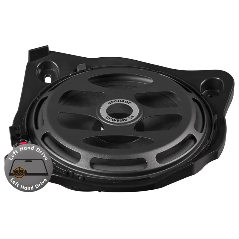 MATCH UP W8MB-S4 Single LHD | 1 x Subwoofer LHD für die Beifahrerseite in Mercedes Fahrzeugen