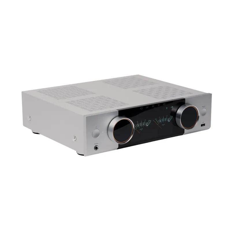 Onkyo Muse Y-50 | Netzwerk-Streamer & integrierter Hochleistungsverstärker (silber)