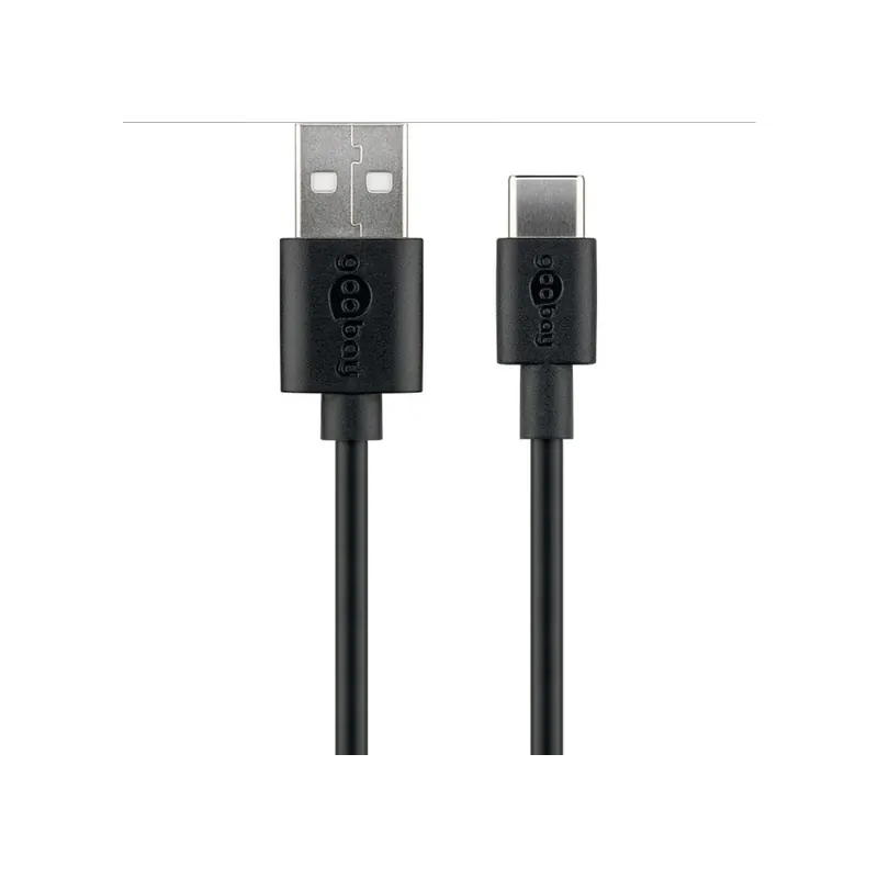 USB-A Kabel auf USB-C Stecker 1m